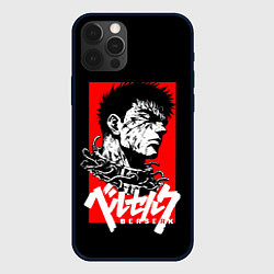 Чехол для iPhone 12 Pro Max Берсерк аниме, цвет: 3D-черный