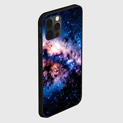 Чехол для iPhone 12 Pro Max Фантастический космос звёзды и туманности, цвет: 3D-черный — фото 2