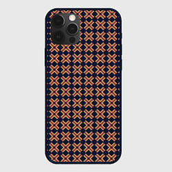 Чехол iPhone 12 Pro Max Паттерн с крестиками