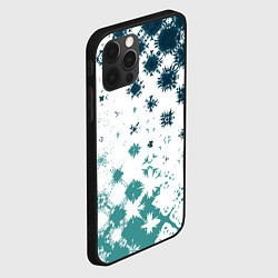 Чехол для iPhone 12 Pro Max Узорчатые пятна по диагонали, цвет: 3D-черный — фото 2