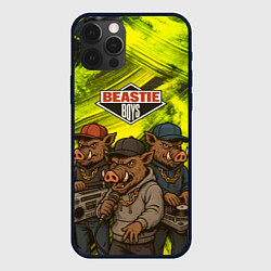 Чехол для iPhone 12 Pro Max Beastie boys в образе кабанов, цвет: 3D-черный