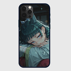 Чехол для iPhone 12 Pro Max Маомао с кошачьими ушками, цвет: 3D-черный