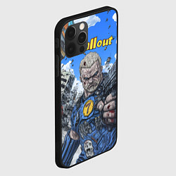 Чехол для iPhone 12 Pro Max Fallout брутальный седьмой, цвет: 3D-черный — фото 2