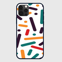 Чехол для iPhone 12 Pro Max Oval oil, цвет: 3D-черный