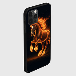 Чехол для iPhone 12 Pro Max Китайский огненный жеребец, цвет: 3D-черный — фото 2