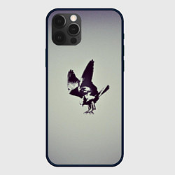 Чехол для iPhone 12 Pro Max Атакующий ястреб, цвет: 3D-черный