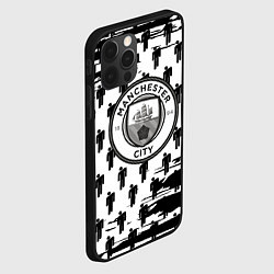 Чехол для iPhone 12 Pro Max Манчестер сити краски люди, цвет: 3D-черный — фото 2