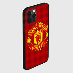 Чехол для iPhone 12 Pro Max Manchester United, цвет: 3D-черный — фото 2