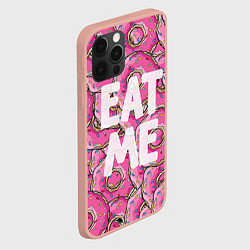 Чехол для iPhone 12 Pro Max Eat me, Homer, цвет: 3D-светло-розовый — фото 2