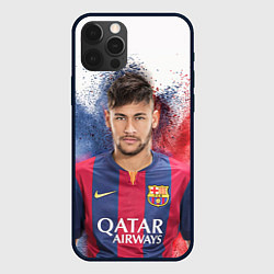 Чехол для iPhone 12 Pro Max Neymar FCB, цвет: 3D-черный