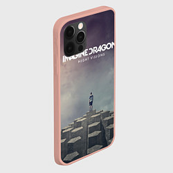 Чехол для iPhone 12 Pro Max Imagine Dragons: Night Visions, цвет: 3D-светло-розовый — фото 2