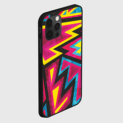 Чехол для iPhone 12 Pro Max Геометрия, цвет: 3D-черный — фото 2