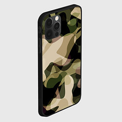 Чехол для iPhone 12 Pro Max Камуфляж, цвет: 3D-черный — фото 2