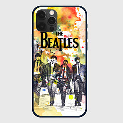 Чехол для iPhone 12 Pro Max The Beatles: Colour Spray, цвет: 3D-черный