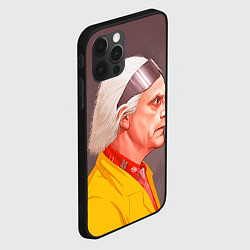 Чехол для iPhone 12 Pro Max Доктор Браун, цвет: 3D-черный — фото 2