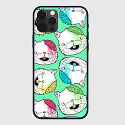 Чехол для iPhone 12 Pro Max Drop Dead: Kitty Heads, цвет: 3D-черный