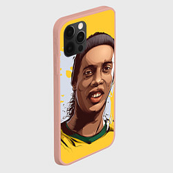 Чехол для iPhone 12 Pro Max Ronaldinho Art, цвет: 3D-светло-розовый — фото 2