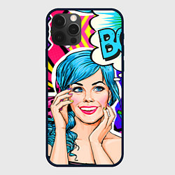 Чехол для iPhone 12 Pro Max Pop art, цвет: 3D-черный