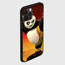 Чехол для iPhone 12 Pro Max Кунг фу панда, цвет: 3D-черный — фото 2
