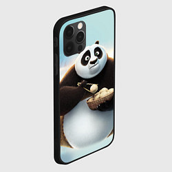 Чехол для iPhone 12 Pro Max Кунг фу панда, цвет: 3D-черный — фото 2