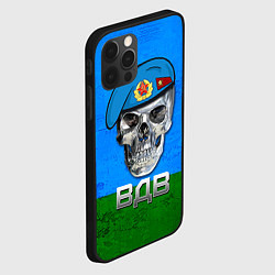 Чехол для iPhone 12 Pro Max Череп: ВДВ, цвет: 3D-черный — фото 2