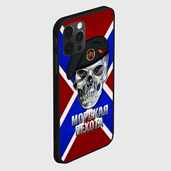 Чехол для iPhone 12 Pro Max Череп: Морская пехота, цвет: 3D-черный — фото 2