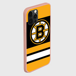 Чехол для iPhone 12 Pro Max Boston Bruins, цвет: 3D-светло-розовый — фото 2