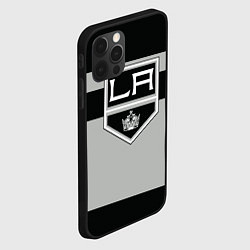 Чехол для iPhone 12 Pro Max Los Angeles Kings, цвет: 3D-черный — фото 2