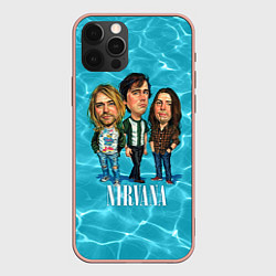 Чехол для iPhone 12 Pro Max Nirvana: Water, цвет: 3D-светло-розовый