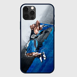 Чехол для iPhone 12 Pro Max Баскетбол бросок, цвет: 3D-черный