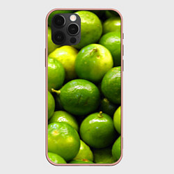 Чехол для iPhone 12 Pro Max Лаймовая, цвет: 3D-светло-розовый