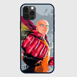 Чехол для iPhone 12 Pro Max One Punch Man Fist, цвет: 3D-черный