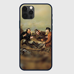 Чехол для iPhone 12 Pro Max Русские охотники, цвет: 3D-черный