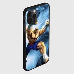 Чехол для iPhone 12 Pro Max Muay Thai Rage, цвет: 3D-черный — фото 2