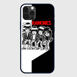 Чехол для iPhone 12 Pro Max Ramones Boys, цвет: 3D-черный