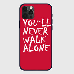 Чехол для iPhone 12 Pro Max You'll never walk alone, цвет: 3D-черный