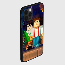 Чехол для iPhone 12 Pro Max Minecraft Men's, цвет: 3D-черный — фото 2