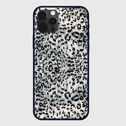 Чехол для iPhone 12 Pro Max White Jaguar, цвет: 3D-черный
