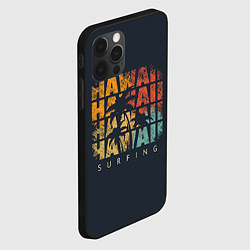 Чехол для iPhone 12 Pro Hawaii Surfing, цвет: 3D-черный — фото 2