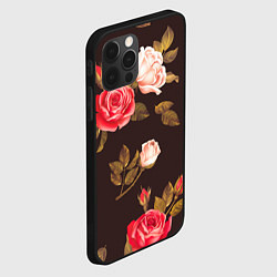 Чехол для iPhone 12 Pro Мотив из роз, цвет: 3D-черный — фото 2