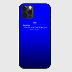 Чехол для iPhone 12 Pro BSOD, цвет: 3D-черный
