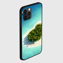 Чехол для iPhone 12 Pro Остров, цвет: 3D-черный — фото 2