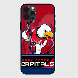 Чехол для iPhone 12 Pro Washington Capitals, цвет: 3D-черный