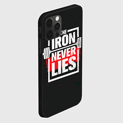 Чехол для iPhone 12 Pro The iron never lies, цвет: 3D-черный — фото 2
