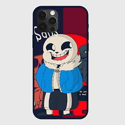 Чехол для iPhone 12 Pro Sans, цвет: 3D-черный