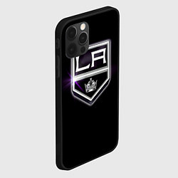 Чехол для iPhone 12 Pro Los Angeles Kings, цвет: 3D-черный — фото 2