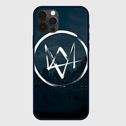 Чехол для iPhone 12 Pro Watch Dogs 2, цвет: 3D-черный