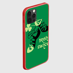 Чехол для iPhone 12 Pro Ireland, Irish dance, цвет: 3D-красный — фото 2