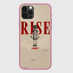 Чехол для iPhone 12 Pro Skillet: Rise, цвет: 3D-малиновый