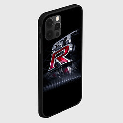 Чехол для iPhone 12 Pro Nissan Gtr - sports car, цвет: 3D-черный — фото 2